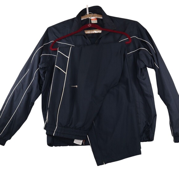 VTG Y2K Nike Athletic Dept Men's Fully Lined Blue Tracksuit-Full Zip Jacket XL - Picture 1 of 16